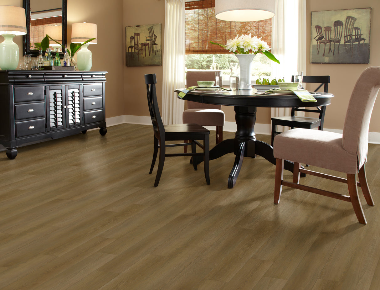 5mm w/pad Woodhill Oak Waterproof Rigid Vinyl Plank Flooring 7.1 in. Wide x 48 in. Long