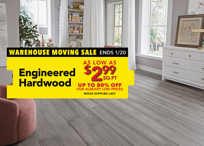 Engineered Hardwood as low as $2.99