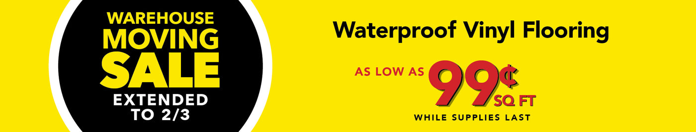 waterproof vinyl flooring as low as 99¢ square foot 