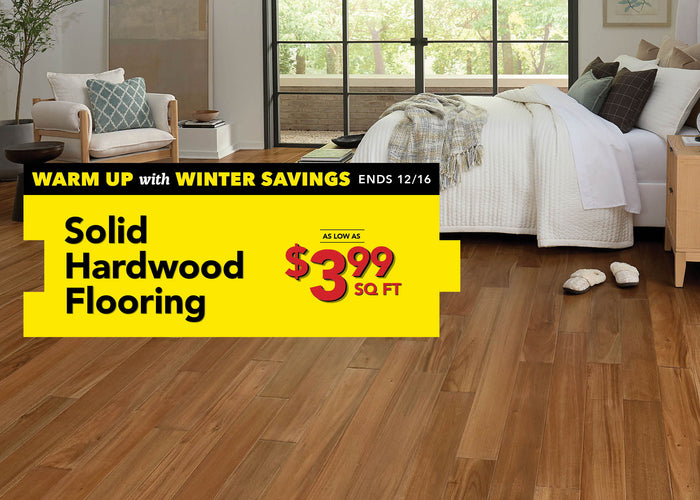 solid hardwood flooring as low as $3.99 per square foot