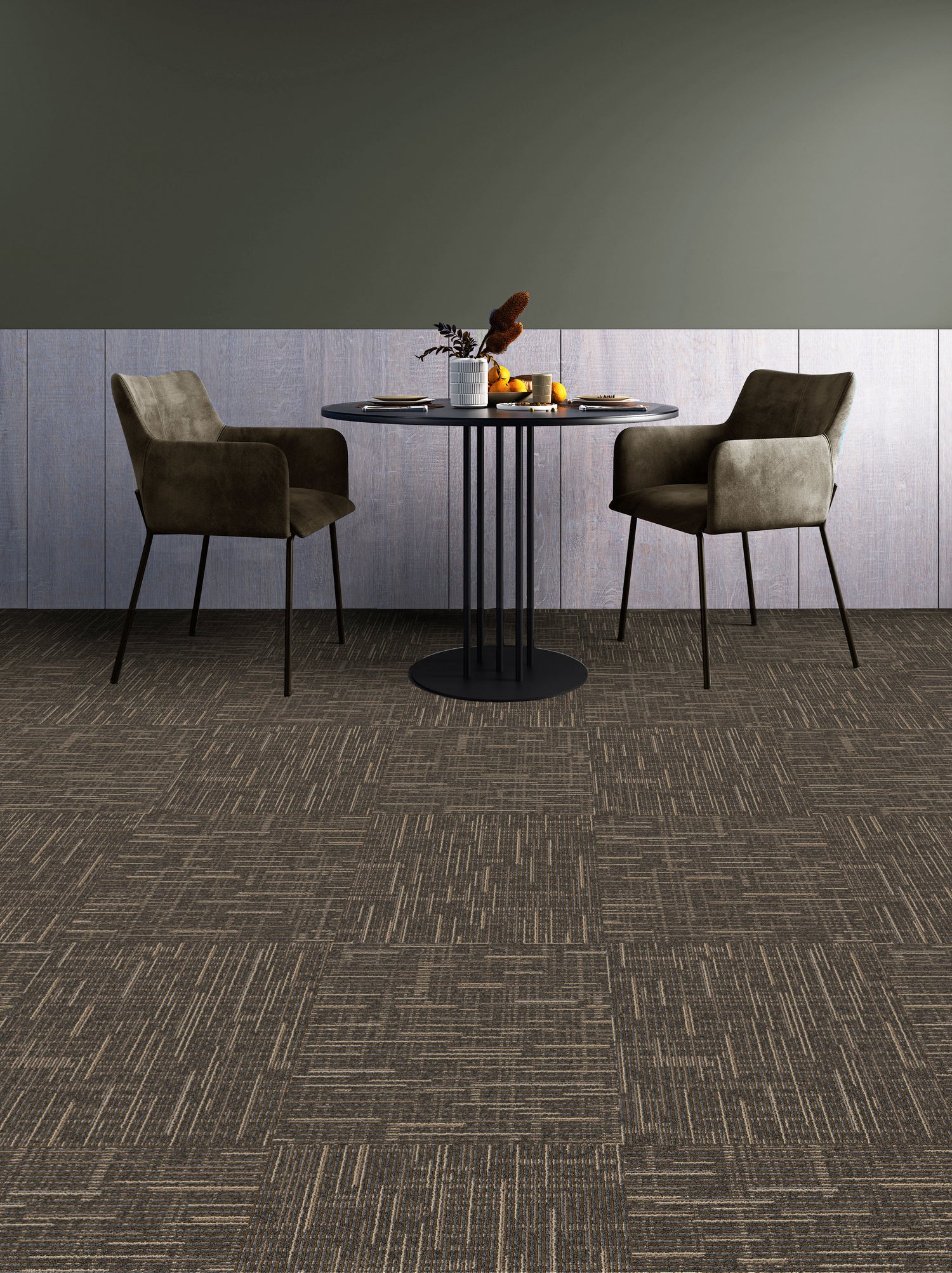 Copper Moon Vinyl Back Carpet Tile 19.6 In. x 19.6 In.