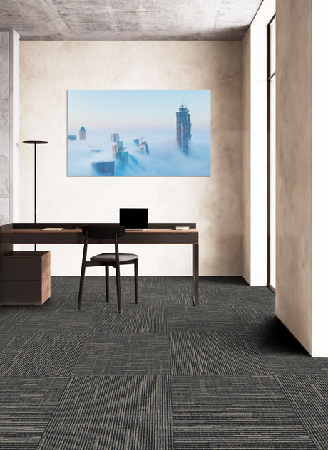 Newcastle Nook Vinyl Back Carpet Tile 19.6 In. x 19.6 In.