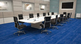 2.5mm Sporty Blue Luxury Vinyl Tile 12 in. Wide x 24 in. Long