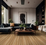 5mm w/Pad Halles View Maple Waterproof Rigid Vinyl Plank Flooring 7 in. Wide x 48 in. Long