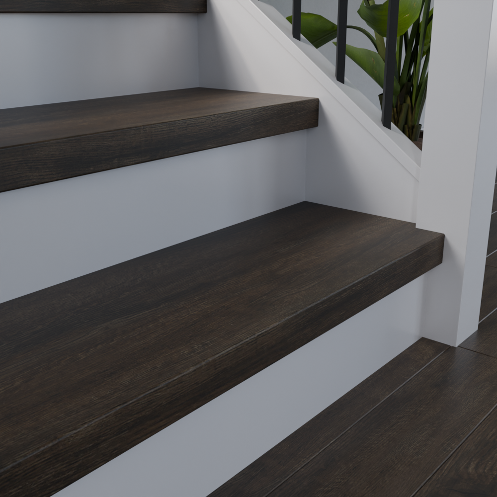 Brookwood Oak 48 in Length Square Retro Fit Tread