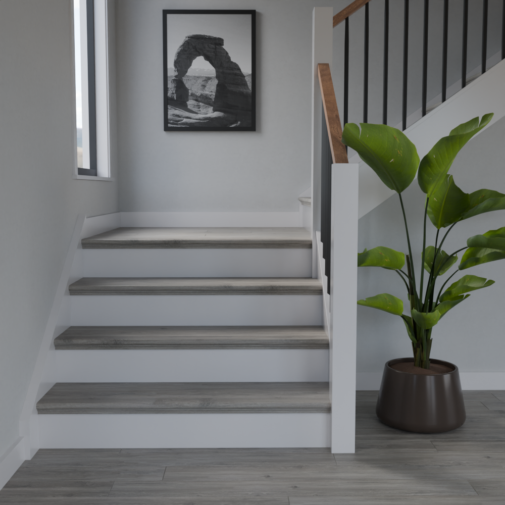 Laguna Gray Oak 48 in Length Retro Fit Tread