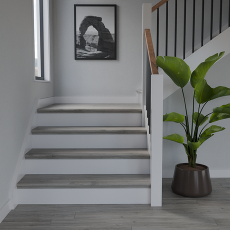 Laguna Gray Oak 48 in Length Retro Fit Tread