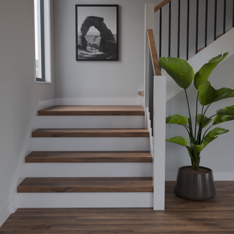 Claremont Maple 48 in Length Square Retro Fit Tread