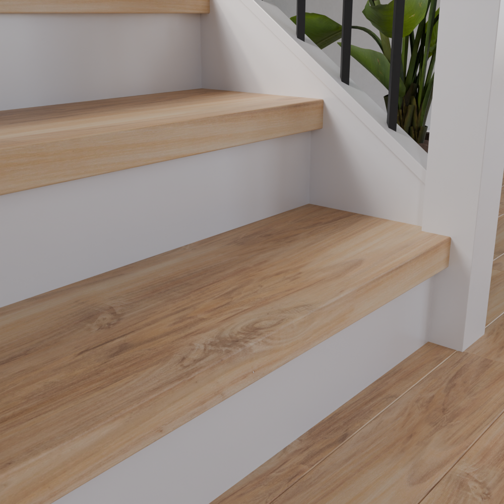 Meadowlands Elm 48 in Length Square Retro Fit Tread