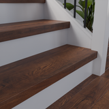 Whiskey Barrel Oak 48 in Length Square Retro Fit Tread