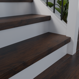 Rustic Realm Hickory 48 in Length Square Retro Fit Tread