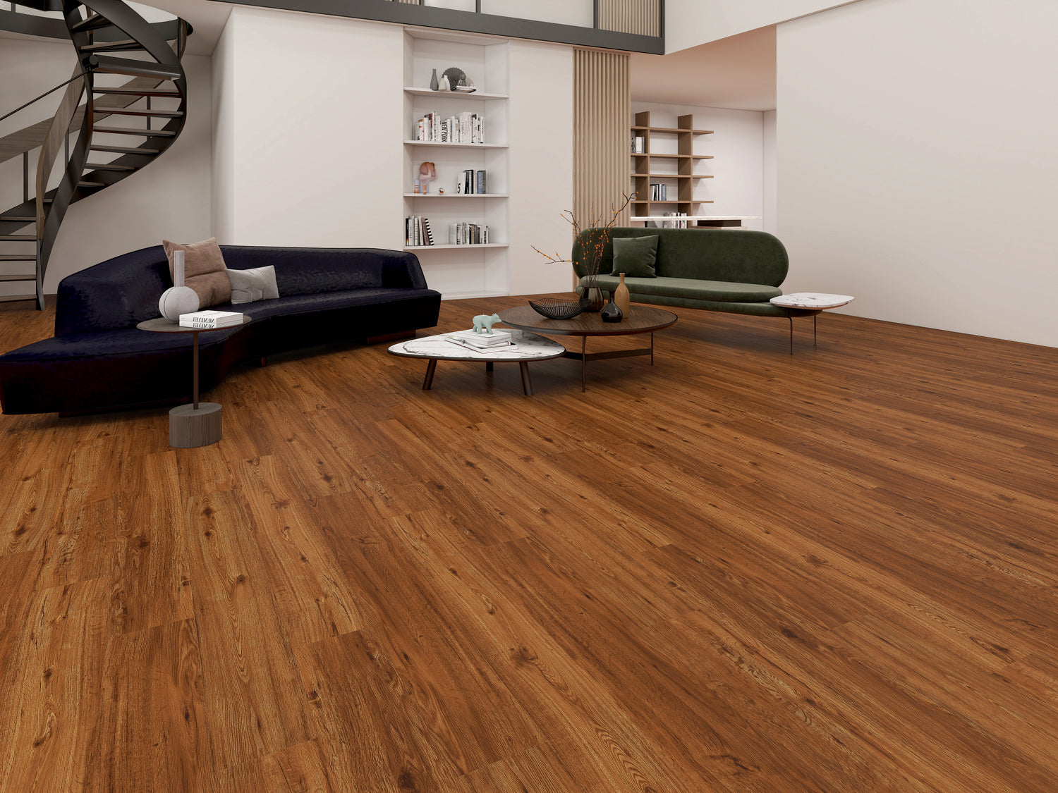 5mm w/Pad Charleston Cherry Waterproof Rigid Vinyl Plank Flooring 7.17 in. Wide x 48.03 in Long