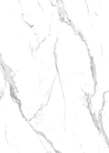 6.5mm w/pad Calacatta Marble Waterproof Rigid Vinyl Tile Flooring 12.2 in. Wide x 24.4 in Length