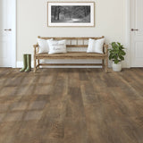 6mm w/pad Champagne Oak Waterproof Rigid Vinyl Plank Flooring 9 in Wide x 60 in Long