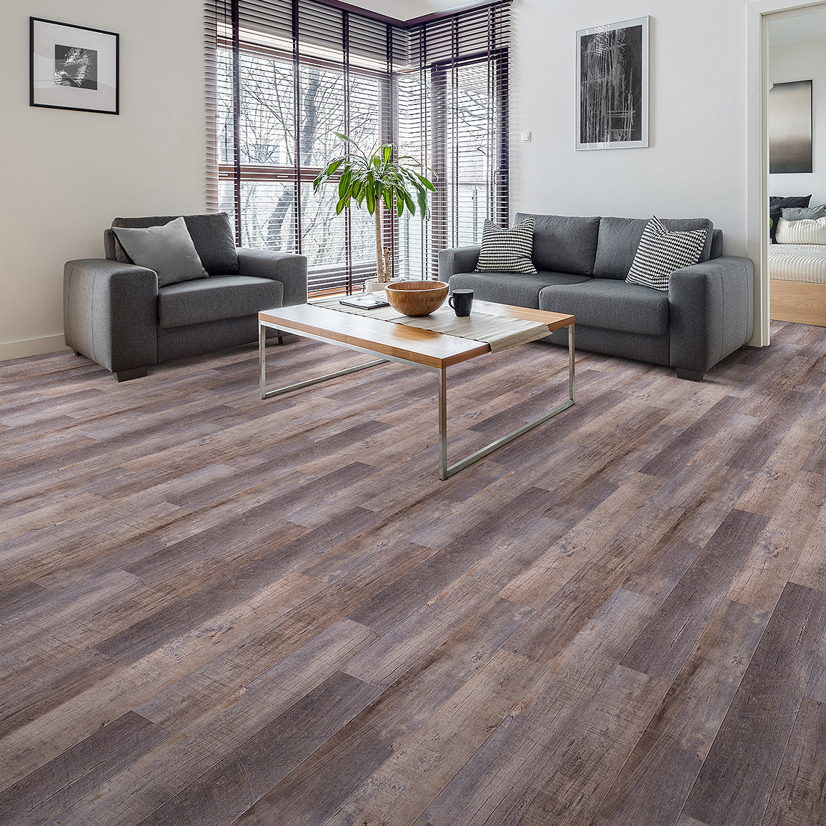 8mm Salted Pier Waterproof XRP Vinyl Plank Flooring 9 In. Wide - Stack Out - 141.84 Sq. Ft.