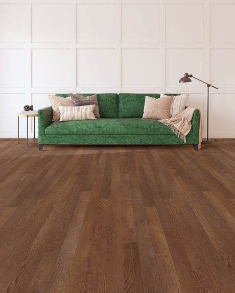 6.5mm w/pad Saddle Oak Waterproof WPC Vinyl Plank Flooring 3.26 in. Wide x Multi Length