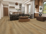 8mm w/ pad Sandpiper Sails Oak Waterproof WPC Vinyl Plank Flooring 9 in. Wide x 72 in. Long
