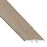 Fox Hill Oak Hybrid Resilient Waterproof 1.77 in wide x 7.5 ft Length Low Profile T-Molding