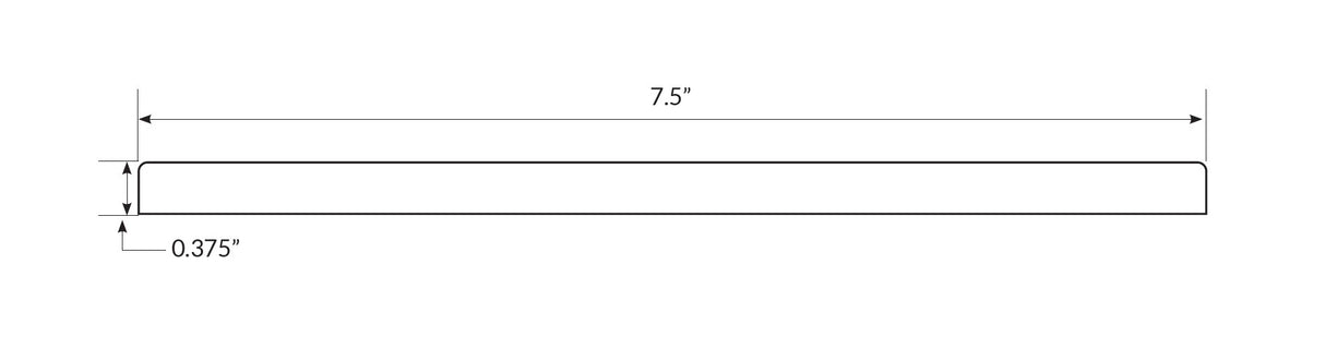 Village Frost Oak Laminate 47 in. Length Retrofit Riser