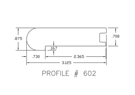 Prefinished Tobacco Road 3/4 in. Thick x 3.13 in. Wide x 6.5 ft. Length Stair Nose