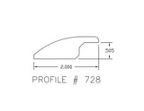 Prefinished Mesa Verde Bamboo 1/2 in. Thick x 1.25 in. Wide x 72 in. Length Reducer