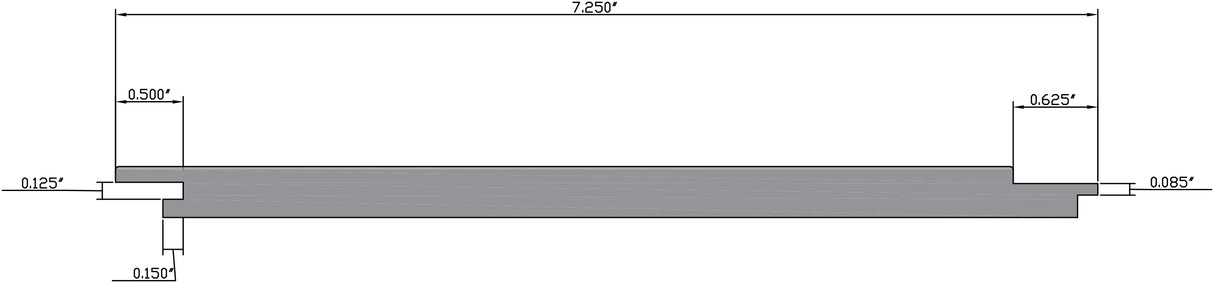 Wall Shiplap PRE White 7-1/4" x 96"