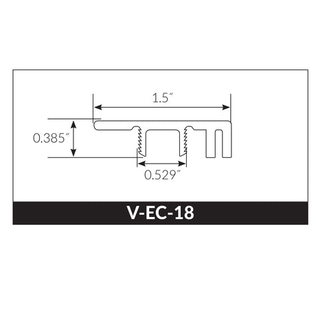 Silk Spire Oak Waterproof Hybrid Resilient 1.5 in. Wide x 7.5 ft. Length End Cap