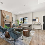 8mm w/pad Feathered Pine Waterproof WPC Vinyl Plank Flooring 9 in. Wide