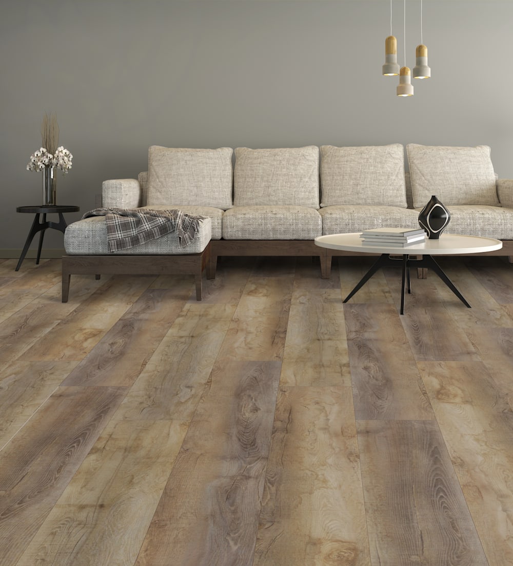 やさしいウインディ 8mm w/pad Charming Natural Waterproof WPC Vinyl Plank Flooring 9