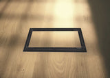 Luxe+ - Flush Floor Vent Matte Black 4x10"