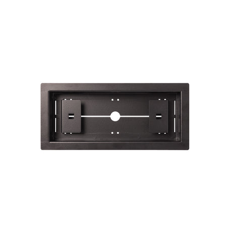 Luxe - Framed Steel Floor Vent Matte Black 6x12"