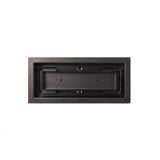 Luxe - Framed Steel Floor Vent Matte Black 2x10"