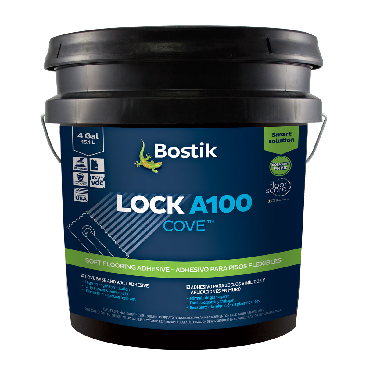 4 Gallon Lock A100 Cove Base and Wall Adhesive