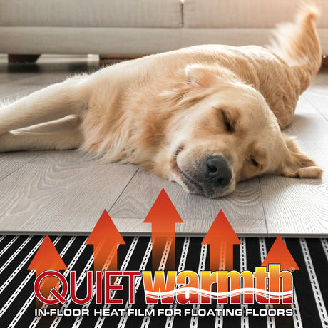 1.5 ft. W x 10 ft. L 240V Radiant Floor Heating Systems for Laminate, Vinyl, and Floating Floors