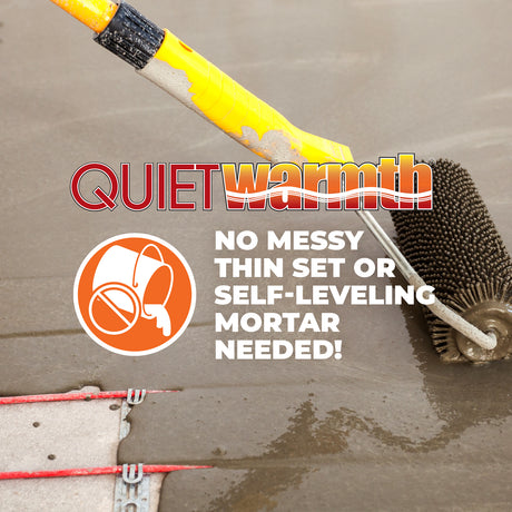 3 ft. W x 10 ft. L 240V Radiant Floor Heating Systems for Laminate, Vinyl, and Floating Floors
