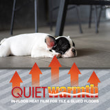 3 ft. Wide x 10 ft. Length 120V Radiant Floor Heating System for Tile Flooring Peel and Stick Panel