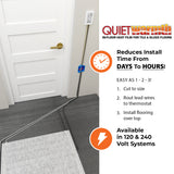 1.5 ft. W x 10 ft. L 120V Radiant Floor Heating System for Tile Flooring Peel and Stick Panel
