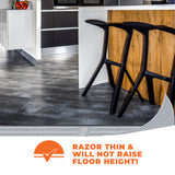 3 ft. Wide x 5 ft. Length 240V Radiant Floor Heating System for Tile Flooring Peel and Stick Panel