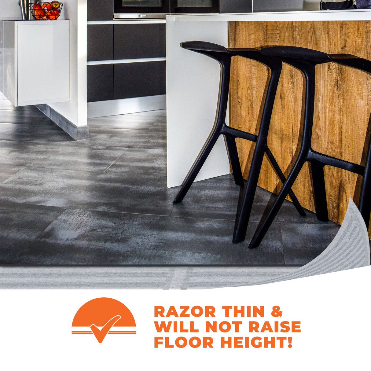 1.5 ft. W x 5 ft. L 120V Radiant Floor Heating System for Tile Flooring Peel and Stick Panel