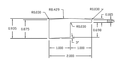 Unfinished Dance Floor Maple 2 in. Wide x 6.5 ft. Length Threshold