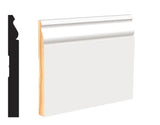 WM163 9/16 in. Thick x 5-1/4 in. Tall x 8 ft. Length Painted MDF Baseboard